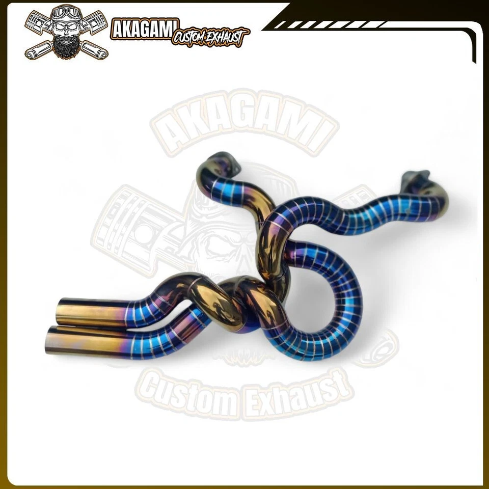 Escape personalizado apto para Harley Davidson Sportster Fourty Eight 2 en 2 solo un tubo Foto 2 de 4