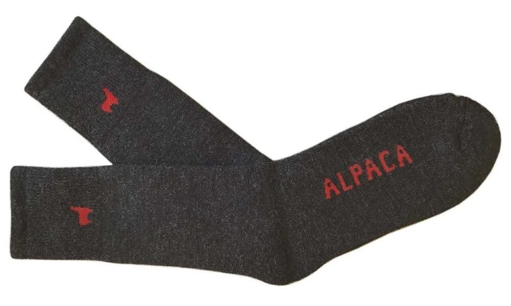 Natural Alpaca Fiber Socks (Medium)