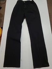 Chaps Boys Black Approved School Wear Husky Stretch Dress Pants Size 18