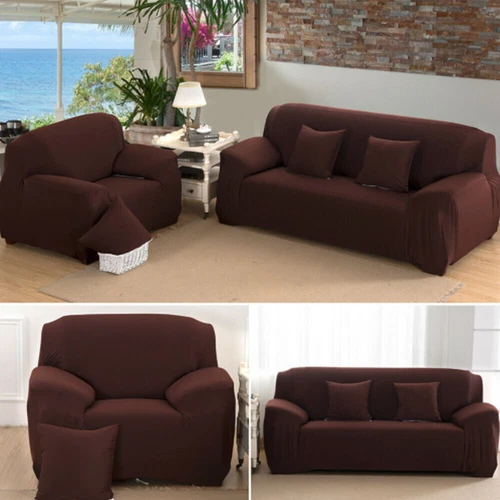 Stretch Sofabezug Schonbezug Massiv Sofabezüge Couch Möbel Schoner 160g - Bild 33 von 54