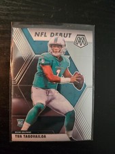 TUA TAGOVAILOA ROOKIE 2020 MOSAIC NFL DEBUT ROOKIE CARD RC #262 MIAMI DOLPHINS C. rookie card picture
