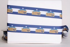 DENVER NUGGETS BASKETBALL 7/8" Grosgrain Ribbon Various Yard SHIP FROM USA