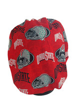bouffant surgical scrub hat cap women red ohio state