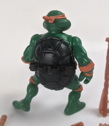 1988 Teenage Mutant Ninja Turtles TMNT Mike Michelangelo Hard Head Figure #12.5 - Picture 4 of 5