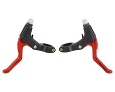 1 PAIR ALTALINE CANTILEVER BICYCLE BRAKE LEVER SET BLACK/RED.