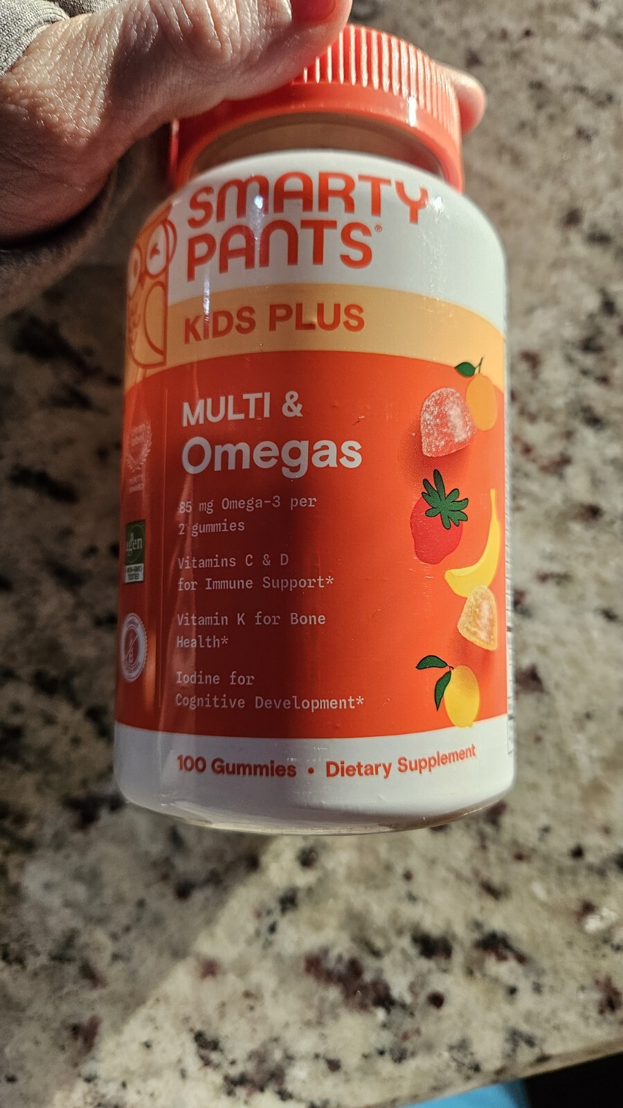 SmartyPants Kids Multivitamin and Omega Gummy, 100 Count