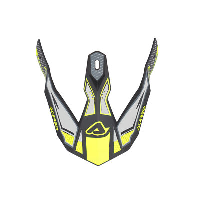 Acerbis Helmet Visor Linear Black/Yellow Fluorescent 0024506.457