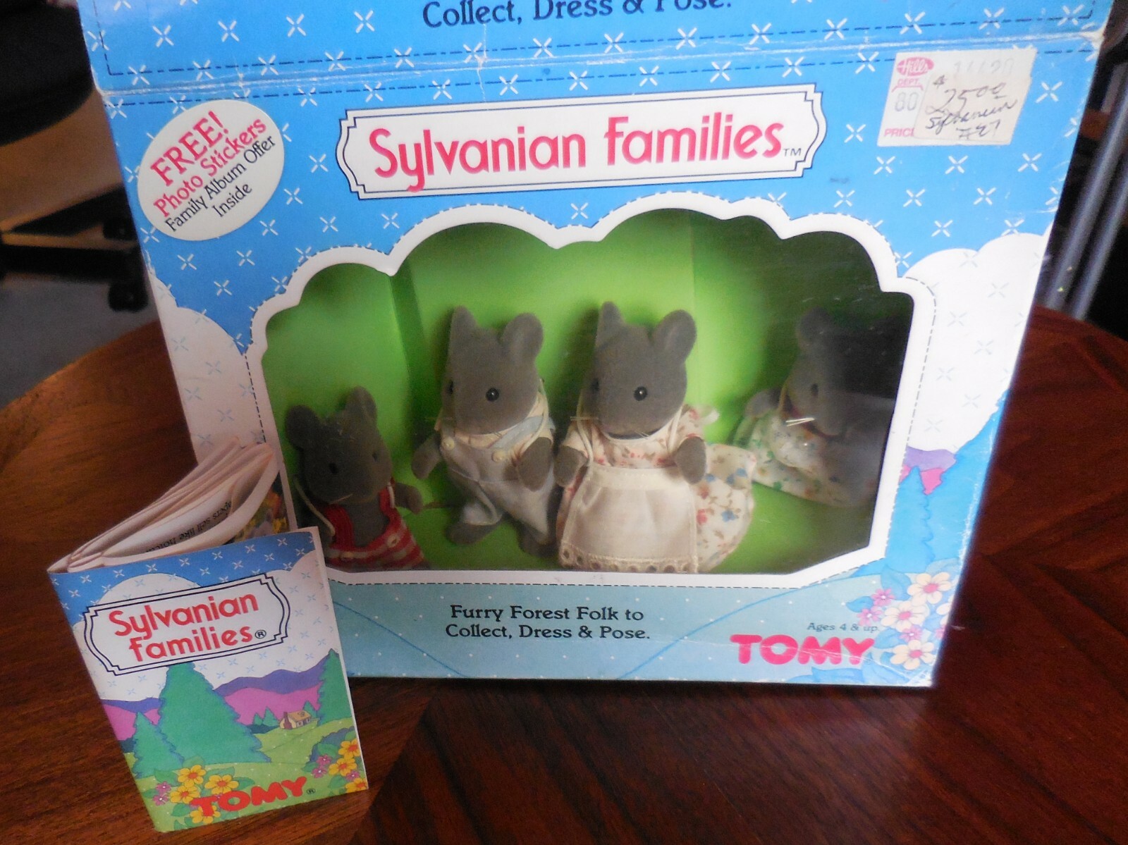 calico critters white mouse family