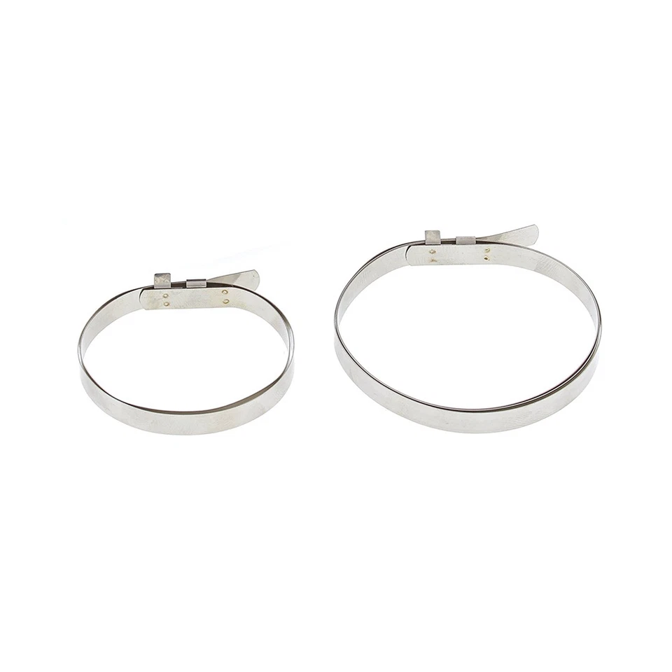 10 juegos de abrazadera de arranque articulada CV eje de transmisión todoterreno de acero inoxidable plateado Foto 3 de 4