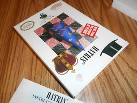 Hatris (NES Nintendo Entertainment System) Box Manual Insert Foam Only - NO GAME