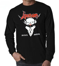 Venom R Black Metal Band Men's Black Long Sleeve