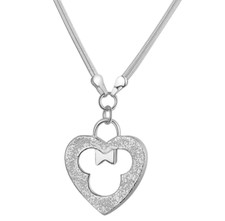 Minnie Mouse Inspired Double-Chain Pendant Necklace