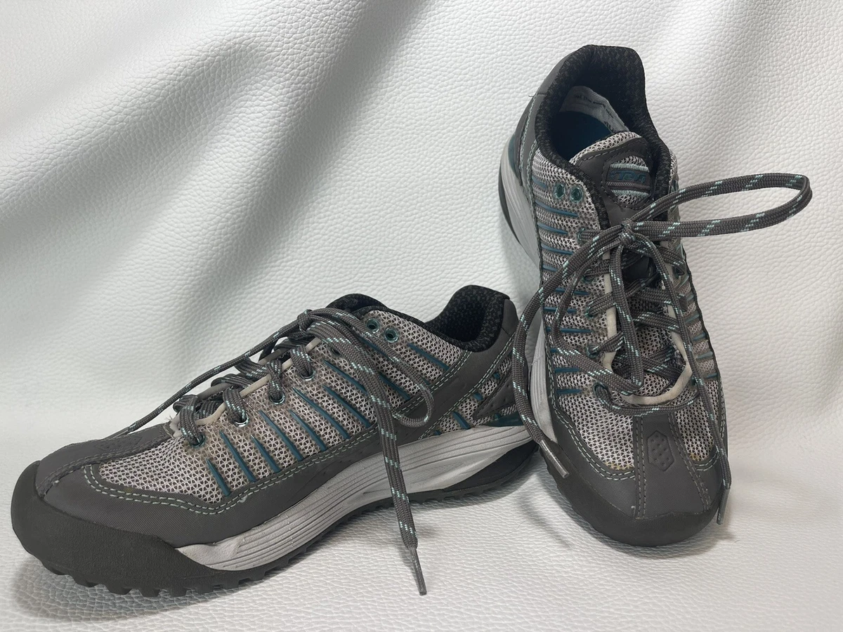 Teva Women s Forge Pro eVent Hiking Shoes Gray Blue Waterproof 4045 Size 5.5