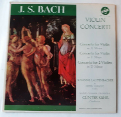 Bach Violin Concerti (S. Lautenbacher, D. Vorholz, G. Kehr) Vox STPL 511.540 nm