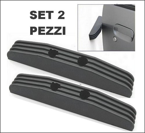 2 PEZZI Salvaurti in pura gomma - protezione per garage e parcheggio -made Italy - Imagen 2 de 3