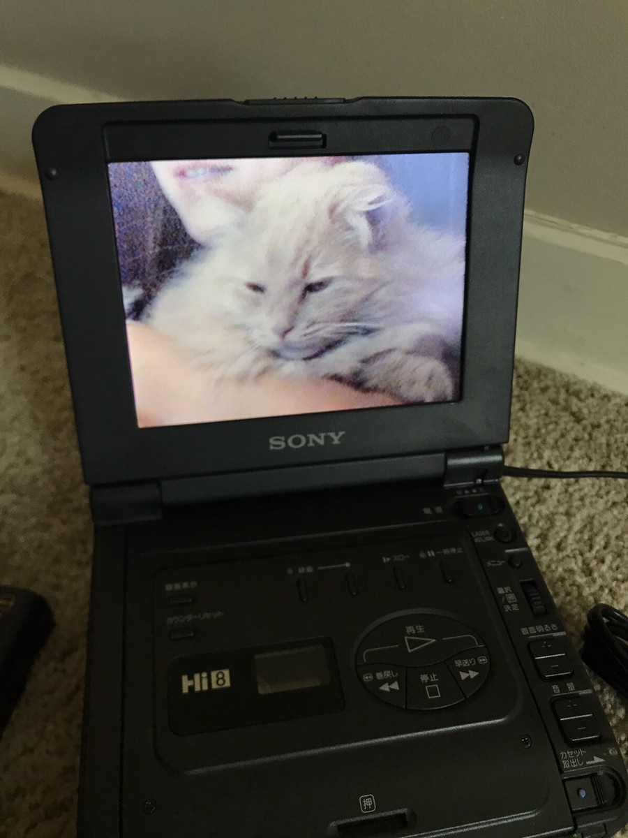 Sony NTSC 8mm Standard8/Hi8 Walkman Recorder Video Transfer VCR