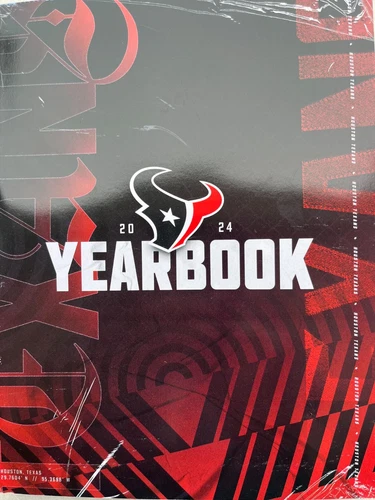 2024 HOUSTON TEXANS YEARBOOK NFL FOOTBALL PROGRAM SUPERBOWL CHAMPS CHAMPIONS - Picture 1 of 1