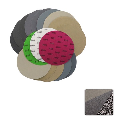 6" 150mm Round Sandpaper Sheet Wet And Dry Sanding Discs Polishing 60-10000 Grit - Picture 6 of 11