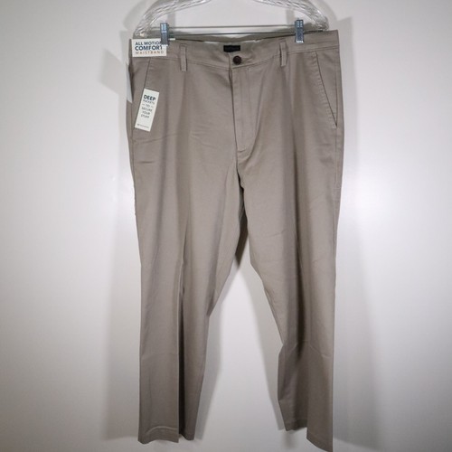 Dockers Pants Mens 36x29 Classic Fit Easy Khaki Motion Comfort Flat Front NWT
