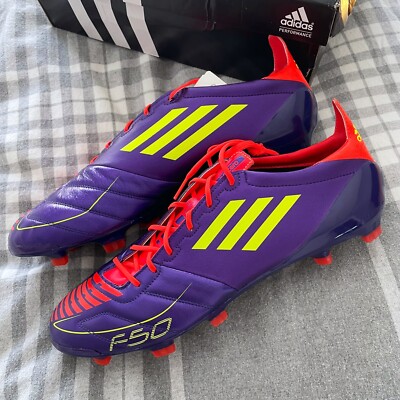 シューズ adidas F50 FG ADIDAS F50 ADIZERO TRX FG LEA * G40336 * 12.5 US * PURPLE SOCCER