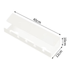 ISRTAO Brand under Desk Cable Management Cable Tray under Desk with Clamp Power