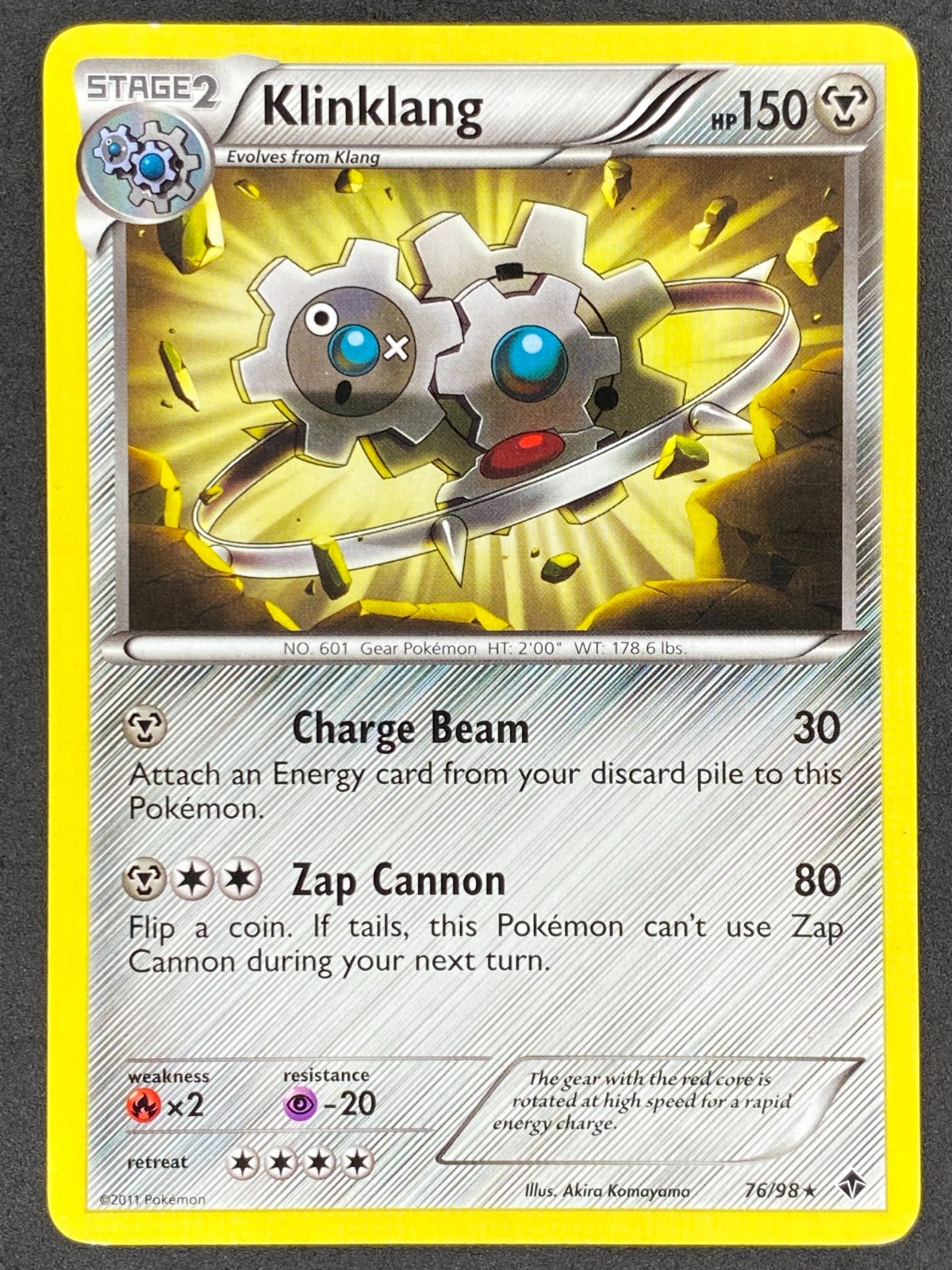 Pokémon Klinklang 76/98 EPO Emerging Powers LP