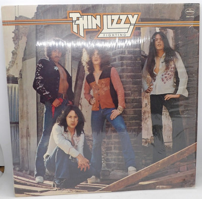 Thin Lizzy Fighting Vinyl Record 1975 Mercury SRM-1-1108 VG