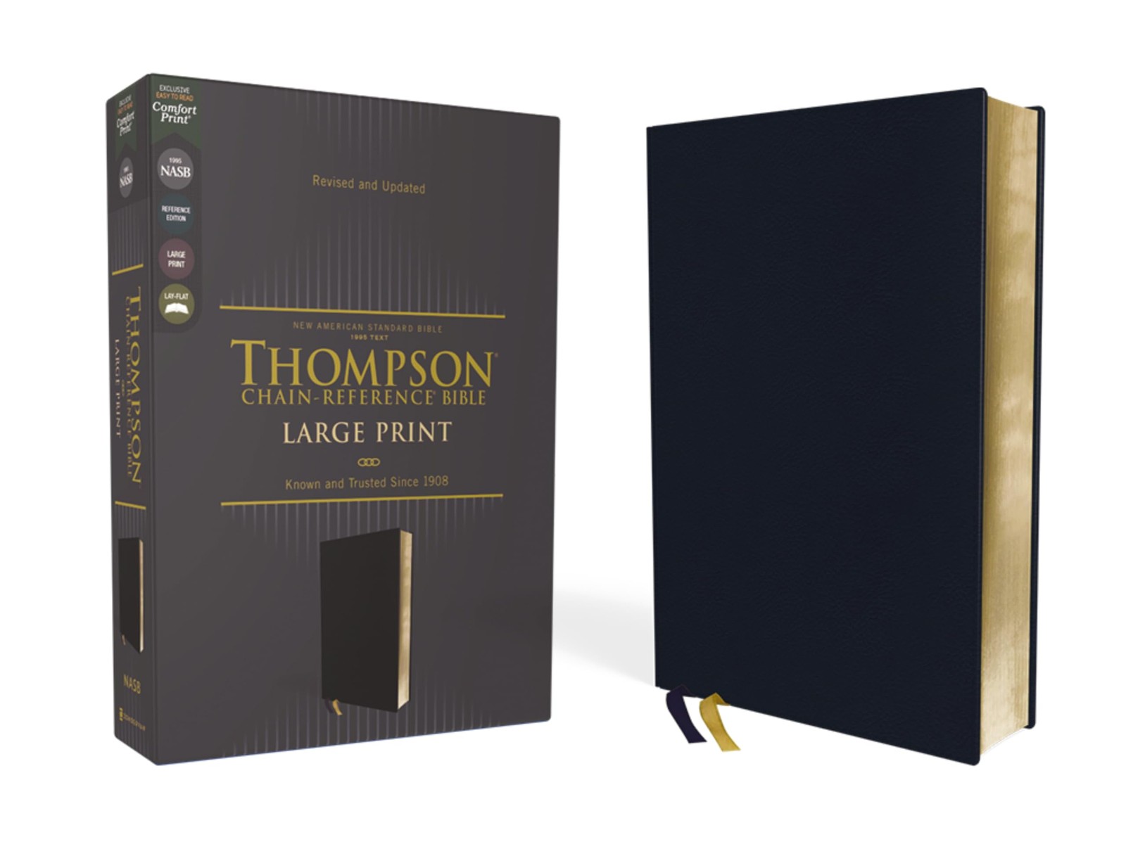 Nasb, Thompson Chain-Reference Bible, Large Print, Leathersoft, Navy, 1995 Text, Red Letter, Comfort Print Dr. Frank Charles Thompson - Image 6
