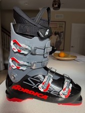 Stivali NORDICA Bambini Speedmachine J 4 Nero/Antracite/Rosso, Modello 2025