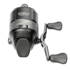Zebco Omega Pro Spincast Fishing Reel, Size 30 Dual Ceramic 30, Black