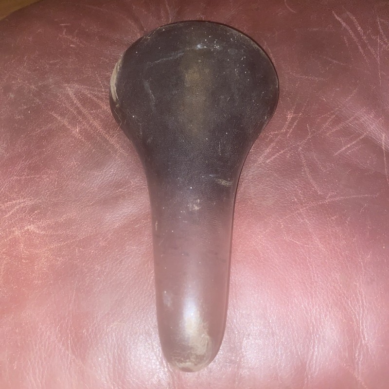 Vintage Idéale Brown Leather Bicycle Saddle Seat Made In England