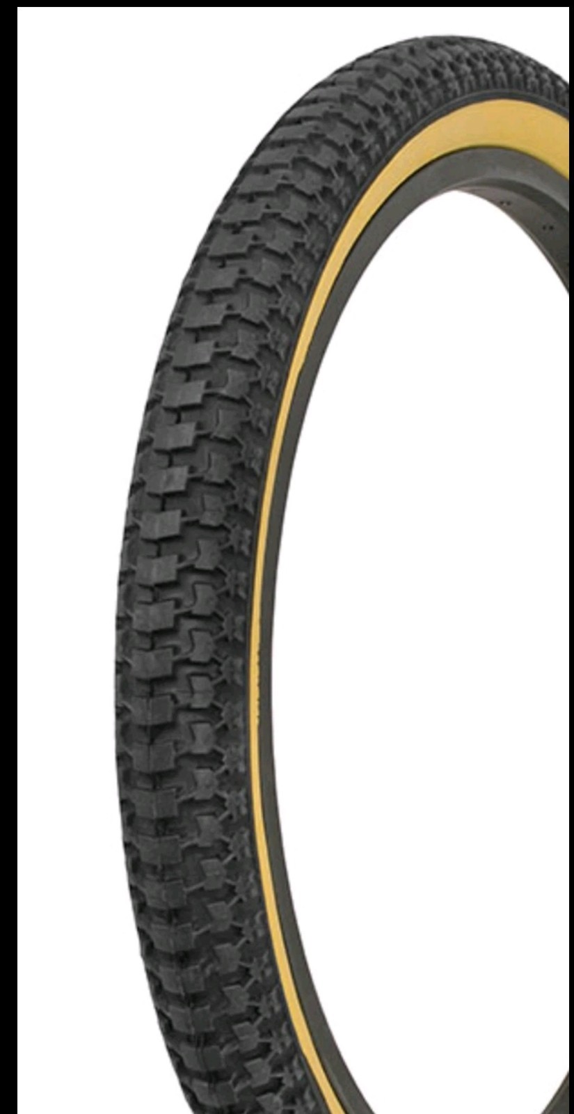  2 NEW DURO 20x 2.125 BLACK/GUMWALL SNAKE BELLY BMX BICYCLE TIRES & TUBES