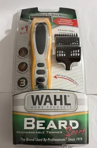 WAHL BEARD SPORT T-Blade Trimmer en acier solide autocharpable rechargeable