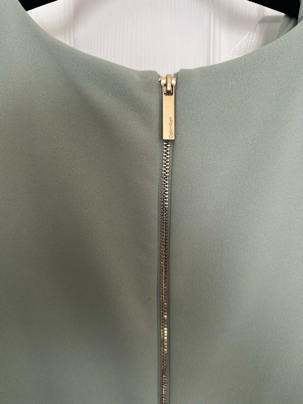 Calvin Klein Light Green Short Sleeve Belted Jumpsuit Size 12 thumbnail 5