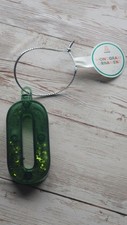 Wondershop Monogram Letter  O  Christmas Ornament - Green/Glitter - NEW