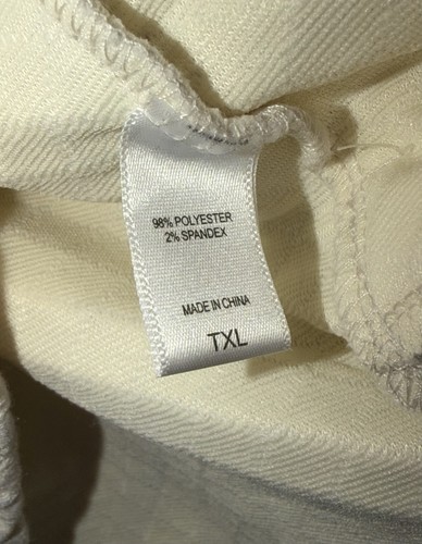 Veste femme MUK LUKS cordon côtelé tricot caban crème neuve avec étiquette Macy's taille TXL - Photo 8/9