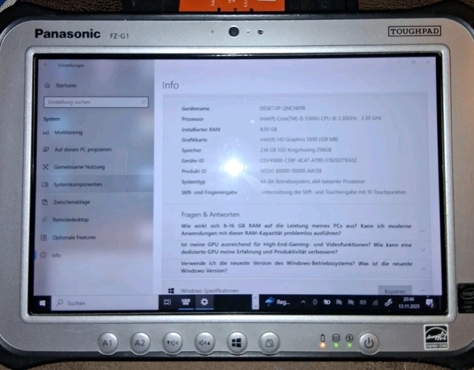 Panasonic FZ-G1 Tablet - Bild 4 von 4