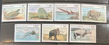 DP Stamps Nicaragua 1987 SC 1616-1623 MNH Set Prehistoric Creatures