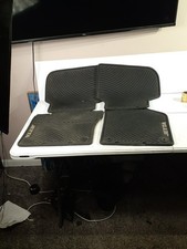 2010-17 Volkswagen Jetta Front Rear Floor Foot Mats Black Rubber Oem 2010-17 Volkswagen Jetta Front Rear Floor Foot Mats Black Rubber Oem