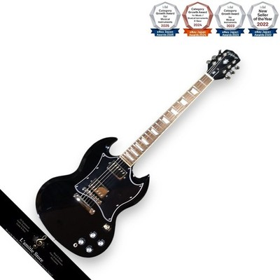 Epiphone SG Standard Ebony E-Gitarre Vintage Style Hard Rock Metal