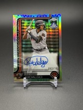 2025 Topps Pro Debut Kelvin Hidalgo Refractor Chrome /199 Auto #PDC-46 Rockies