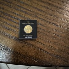 Royal Canadian Mint 2020 Canadian Maple Leaf 1g .9999 Gold Coin random serial # 5816.04 per troy oz