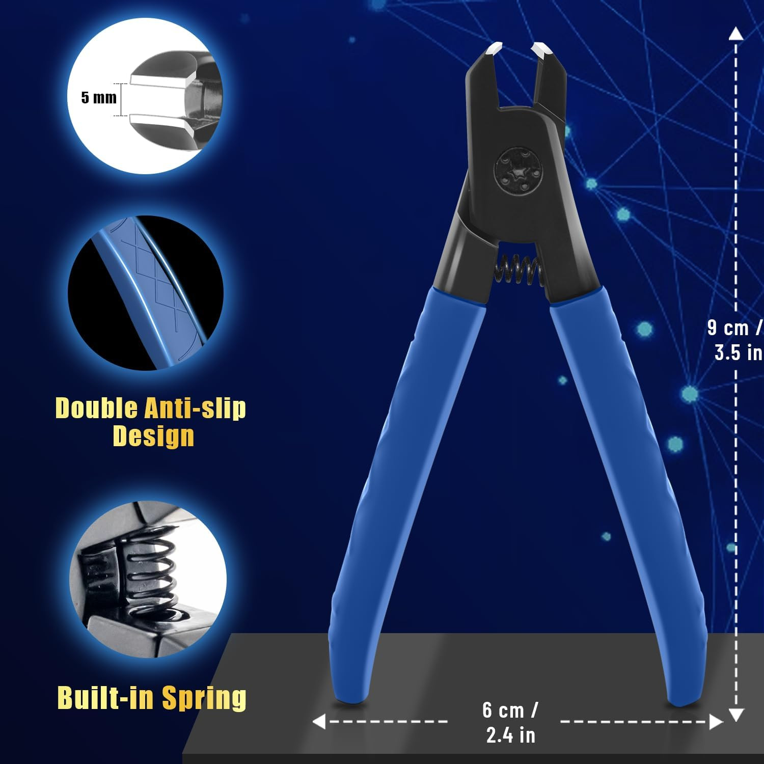 Professional Ultra Sharp Nail Clippers for Thick Finger & Toenails - Long Handle