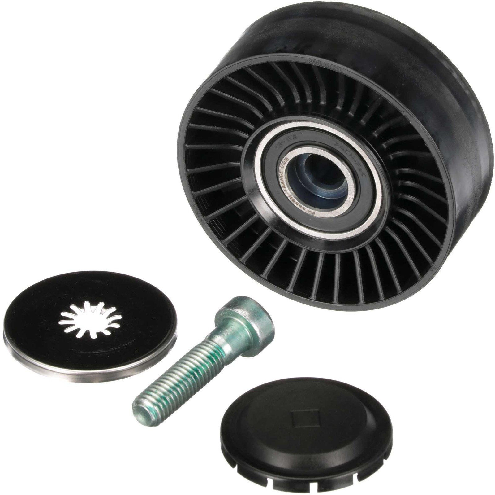 V-Ribbed Belt Deflection/Guide Pulley Belt Drive Plastic Fits BMW GATES T36364 - Image 26