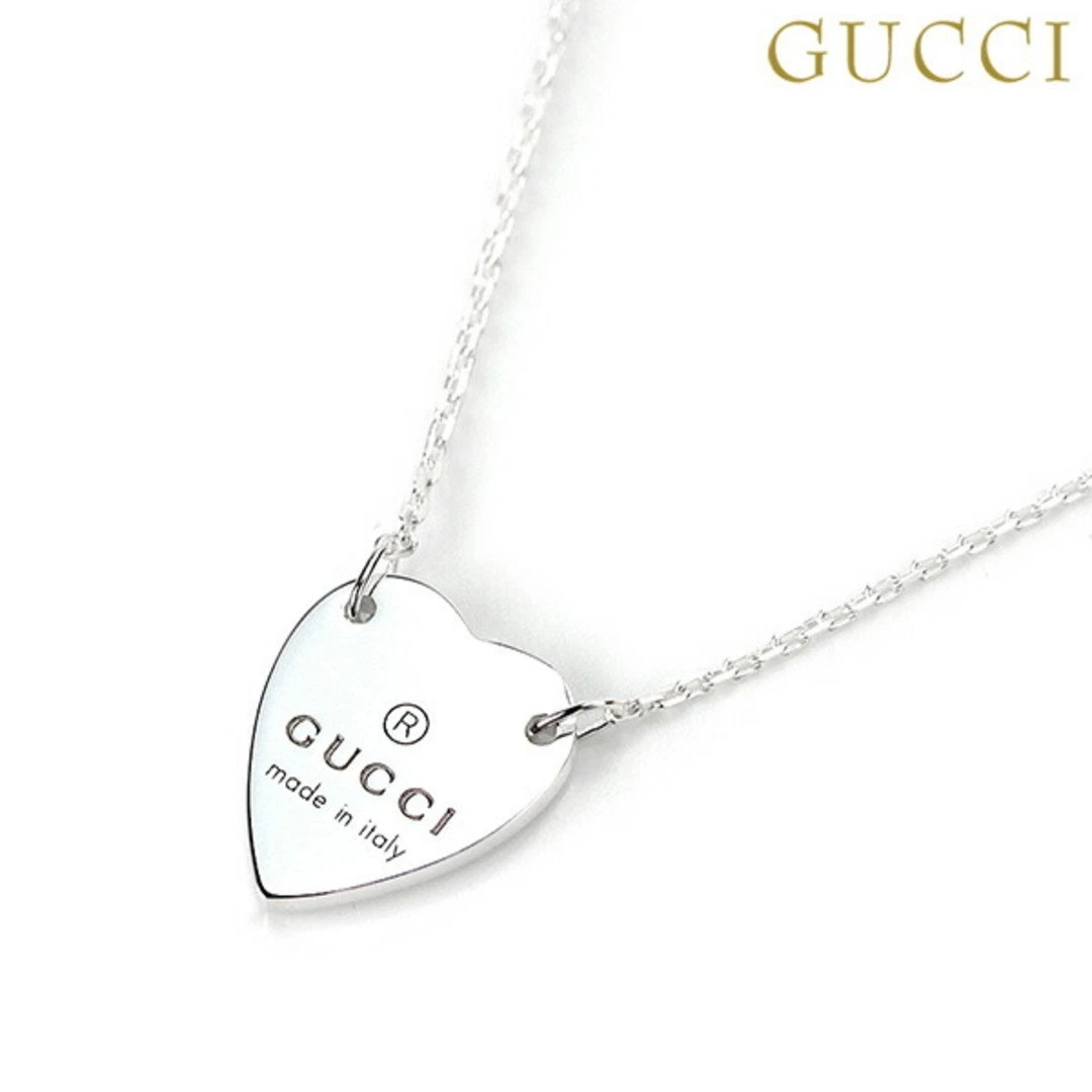 GUCCI Other Accessories Women s 223512 J8400 8106 with Trademark Heart Pendant