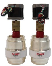 Comet CVMN-500BC/10-BEC RF Variable Vacuum Capacitor Lot of 2 Working