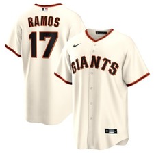 San Francisco Giants Heliot Ramos #17 Nike Cream Home Official MLB Jersey