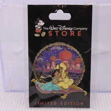 Disney DEC TWDC LE 300 D23 Expo Pin Aladdin Jasmine Fairytale Dancing Carpet