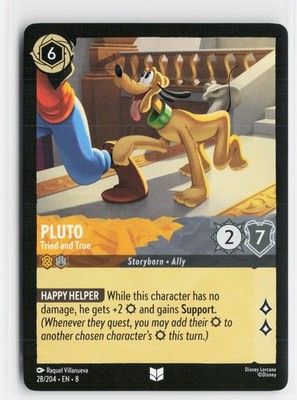 Pluto - Tried and True 28/204 Uncommon Reign of Jafar Lorcana Near Mint