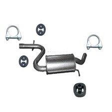 Mittelschalldämpfer Auspuff+Anbausatz für Seat Altea XL Leon Toledo 2.0FSI 110kW